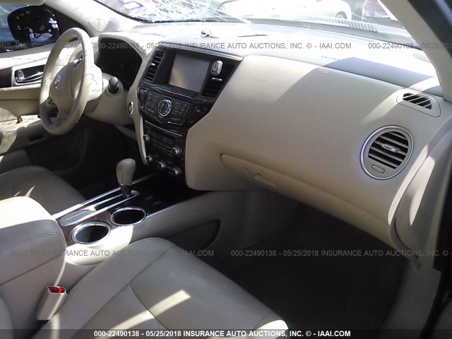 5N1AR2MN9EC601310 - 2014 NISSAN PATHFINDER S/SV/SL/PLATINUM 蓝色 照片 5