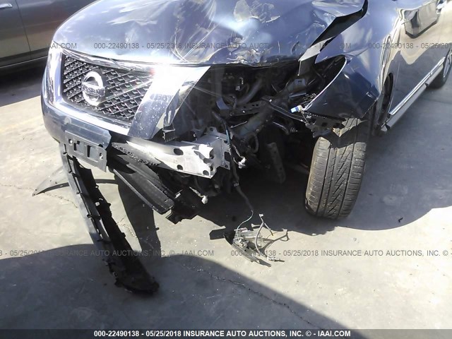 5N1AR2MN9EC601310 - 2014 NISSAN PATHFINDER S/SV/SL/PLATINUM 蓝色 照片 6