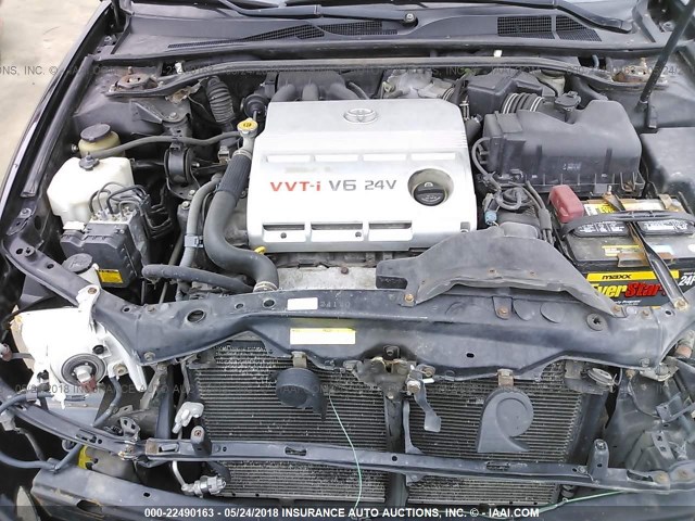 4T1BF30K95U086477 - 2005 TOYOTA CAMRY LE/XLE/SE შავი ფოტო 10