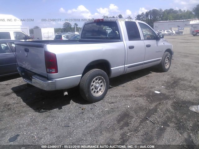 1D7HA18K56J199180 - 2006 DODGE RAM 1500 ST SILVER photo 4