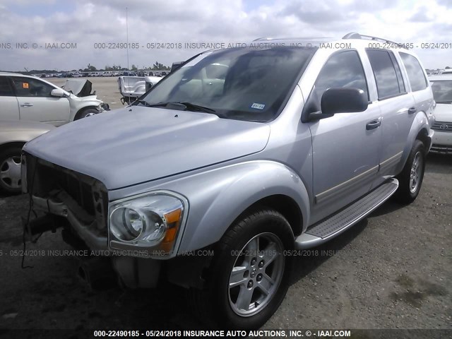 1D4HD58296F123489 - 2006 DODGE DURANGO LIMITED SILVER photo 2