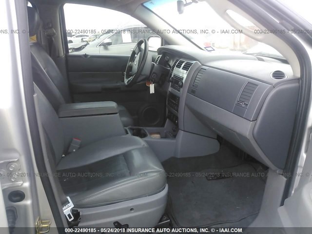 1D4HD58296F123489 - 2006 DODGE DURANGO LIMITED SILVER photo 5