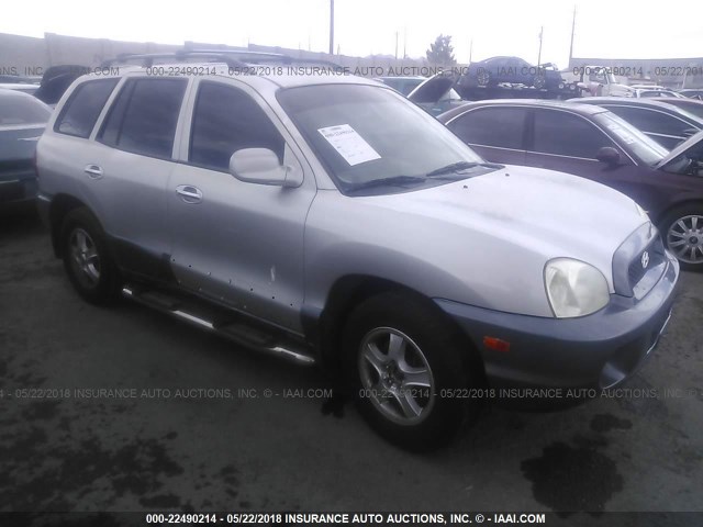 KM8SC13D73U350111 - 2003 HYUNDAI SANTA FE GLS/LX SILVER photo 1