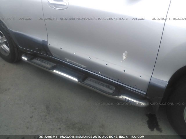 KM8SC13D73U350111 - 2003 HYUNDAI SANTA FE GLS/LX SILVER photo 6