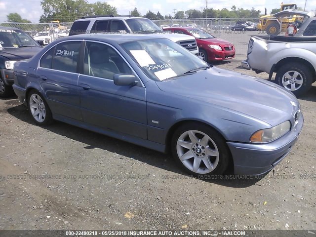 WBADT43473G023542 - 2003 BMW 525 I AUTOMATIC BLUE photo 1