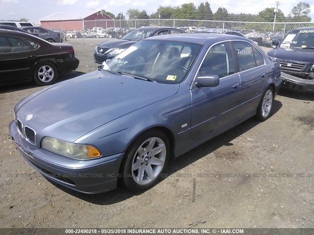 WBADT43473G023542 - 2003 BMW 525 I AUTOMATIC BLUE photo 2