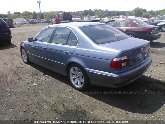 WBADT43473G023542 - 2003 BMW 525 I AUTOMATIC BLUE photo 3