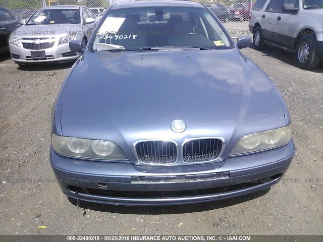 WBADT43473G023542 - 2003 BMW 525 I AUTOMATIC BLUE photo 6