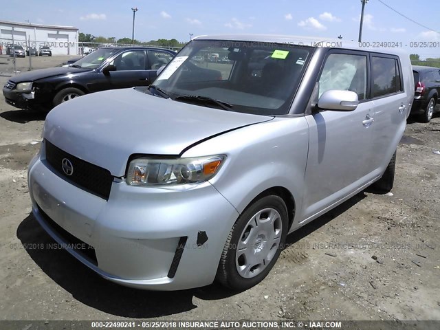 JTLKE50E381038805 - 2008 TOYOTA SCION XB Gümüş foto 2