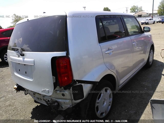 JTLKE50E381038805 - 2008 TOYOTA SCION XB Gümüş foto 4