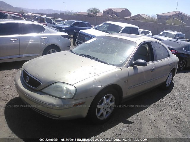 1MEFM55S9YG643471 - 2000 MERCURY SABLE LS PREMIUM GOLD photo 2