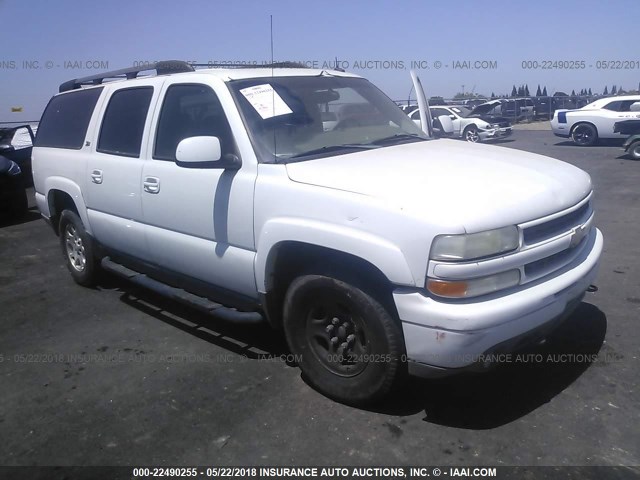 3GNFK16TX2G304132 - 2002 CHEVROLET SUBURBAN K1500 WHITE photo 1