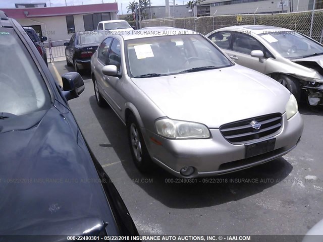 JN1CA31D3YT743830 - 2000 NISSAN MAXIMA GLE/GXE/SE GOLD photo 1