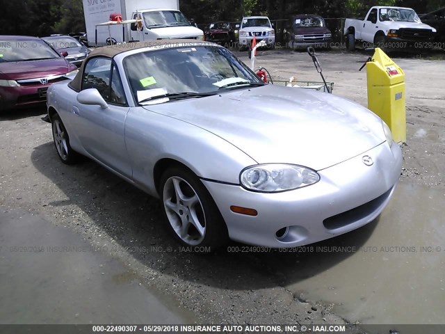 JM1NB353810217883 - 2001 MAZDA MX-5 MIATA LS SILVER photo 1