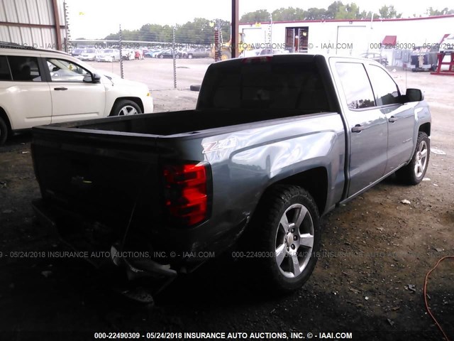 3GCUKREC3EG232260 - 2014 CHEVROLET SILVERADO K1500 LT BLUE photo 4