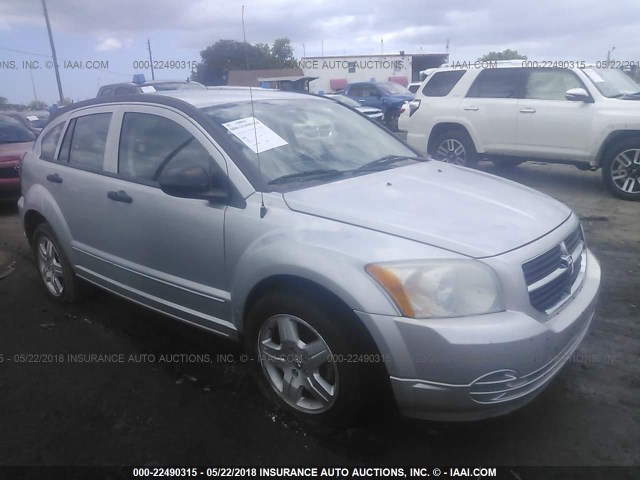 1B3HB48B47D571859 - 2007 DODGE CALIBER SXT SILVER photo 1