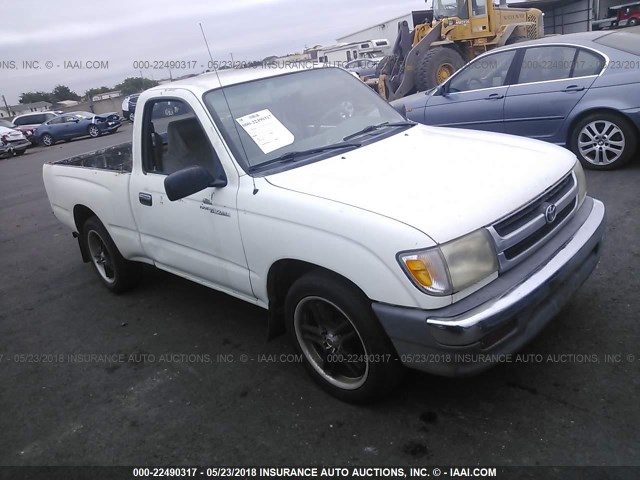 4TANL42N1WZ073875 - 1998 TOYOTA TACOMA WHITE photo 1