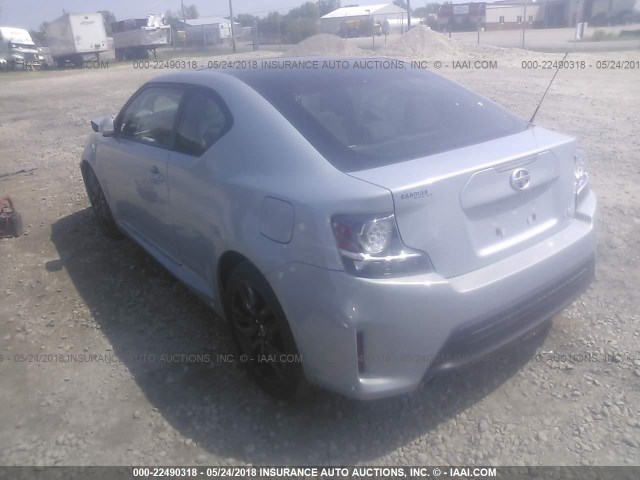 JTKJF5C78E3070658 - 2014 TOYOTA SCION TC SILVER photo 3