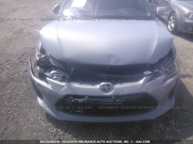 JTKJF5C78E3070658 - 2014 TOYOTA SCION TC 银色 照片 6