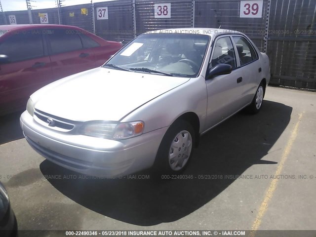 1NXBR12E9XZ226002 - 1999 TOYOTA COROLLA VE/CE/LE 银色 照片 2