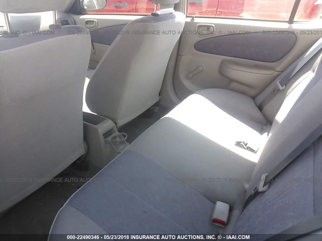 1NXBR12E9XZ226002 - 1999 TOYOTA COROLLA VE/CE/LE 银色 照片 8