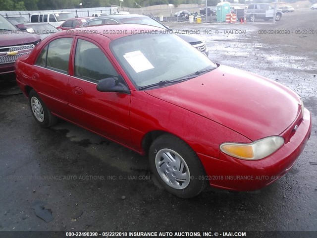 3FAFP13P62R120219 - 2002 FORD ESCORT RED photo 1