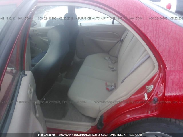 3FAFP13P62R120219 - 2002 FORD ESCORT RED photo 8