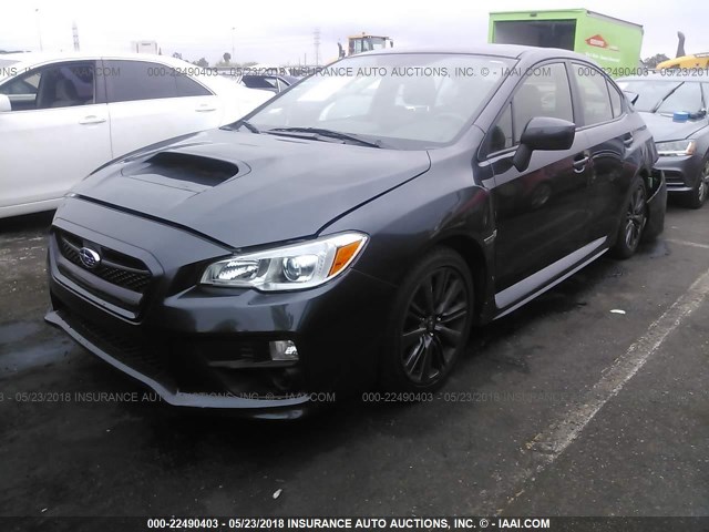 JF1VA1B61H9805920 - 2017 SUBARU WRX GRAY photo 2