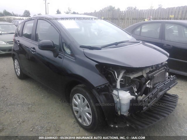 3N1CE2CP9EL390306 - 2014 NISSAN VERSA NOTE S/S PLUS/SV/SL BLACK photo 1