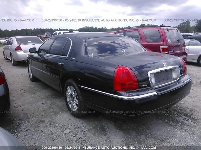 2LNHM84W48X649832 - 2008 LINCOLN TOWN CAR EXECUTIVE L BLACK photo 3