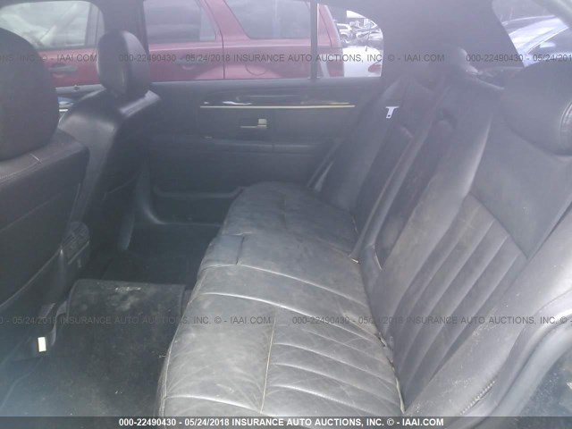 2LNHM84W48X649832 - 2008 LINCOLN TOWN CAR EXECUTIVE L BLACK photo 8