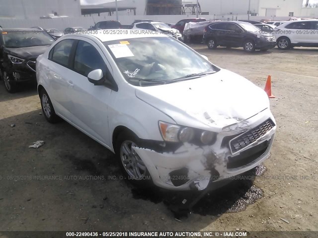 1G1JA5SH5C4216482 - 2012 CHEVROLET SONIC LS 白色 照片 1