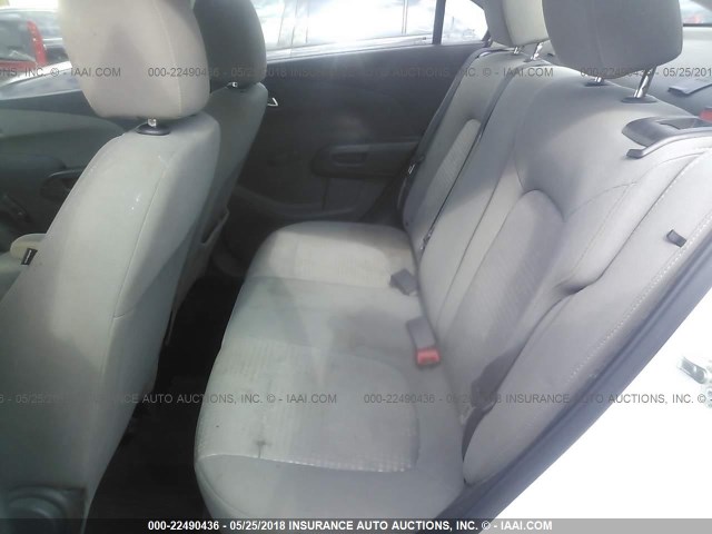 1G1JA5SH5C4216482 - 2012 CHEVROLET SONIC LS 白色 照片 8