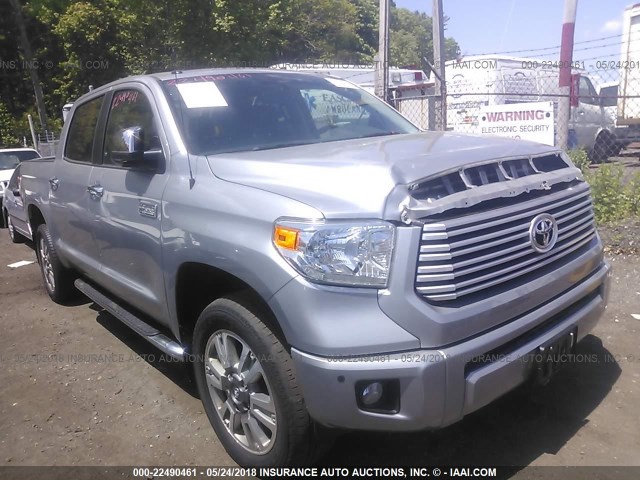 5TFAY5F14GX556663 - 2016 TOYOTA TUNDRA CREWMAX 1794/PLATINUM SILVER photo 1