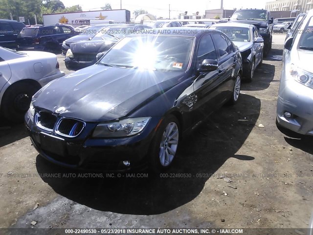 WBAPK5C57BA662052 - 2011 BMW 328 XI SULEV BLACK photo 2