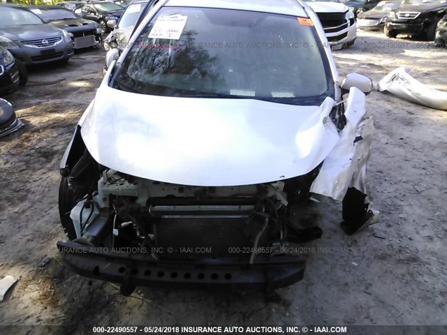 3N1CE2CP0EL355069 - 2014 NISSAN VERSA NOTE S/S PLUS/SV/SL SILVER photo 6