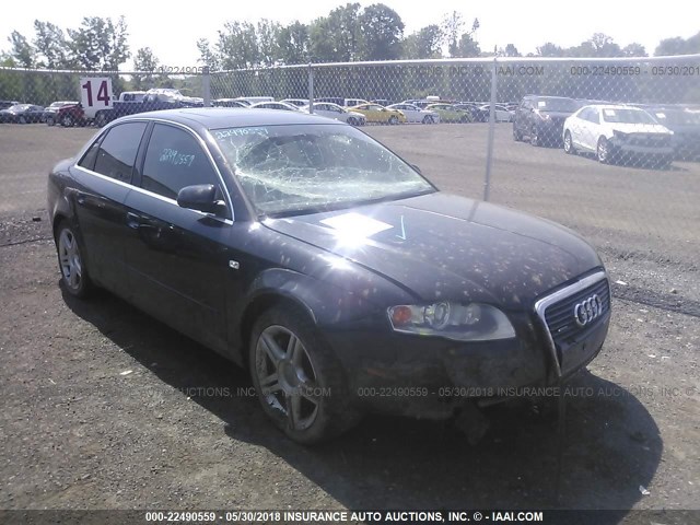 WAUDF78E36A235579 - 2006 AUDI A4 2.0T QUATTRO BLACK photo 1