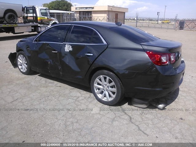 1G11H5SL1EF246635 - 2014 CHEVROLET MALIBU LTZ 灰色 照片 3