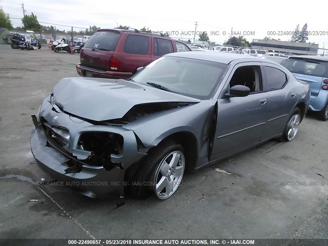 2B3KK43G77H657596 - 2007 DODGE CHARGER SE/SXT GRAY photo 2