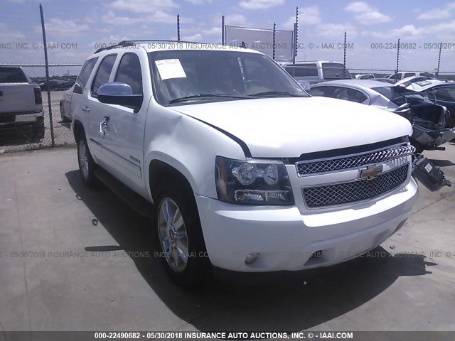 1GNUCCE00AR148981 - 2010 CHEVROLET TAHOE C1500 LTZ WHITE photo 1