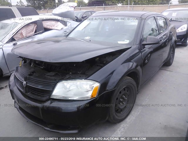 1B3CC4FB2AN178289 - 2010 DODGE AVENGER SXT BLACK photo 2