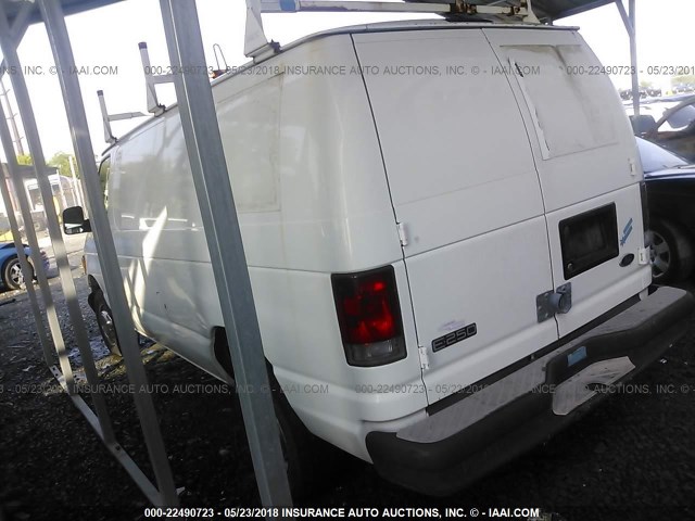 1FTNE24L13HA35773 - 2003 FORD ECONOLINE E250 VAN WHITE photo 3