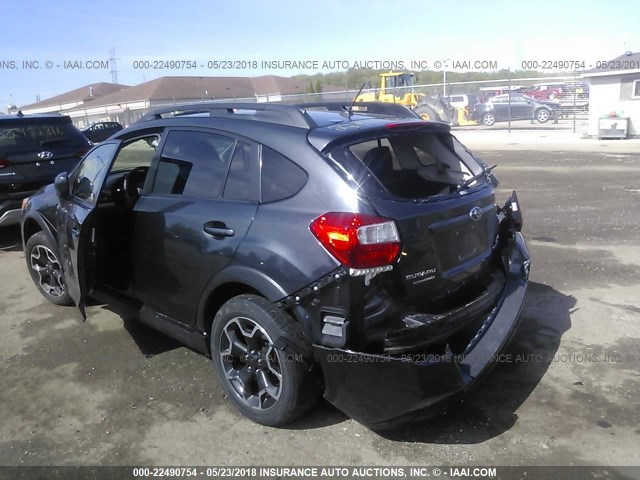 JF2GPAVCXD2808693 - 2013 SUBARU XV CROSSTREK 2.0 PREMIUM GRAY photo 3