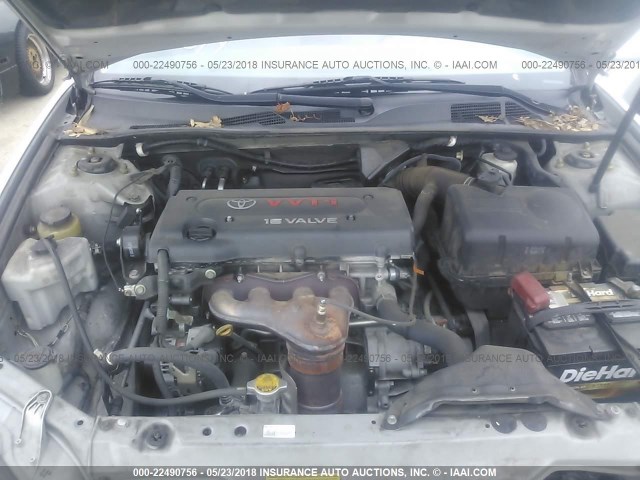 4T1BE32K64U877399 - 2004 TOYOTA CAMRY LE/XLE/SE 灰色 照片 10