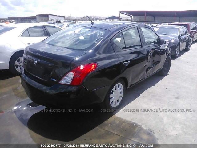 3N1CN7APXEL858995 - 2014 NISSAN VERSA S/S PLUS/SV/SL BLACK photo 4