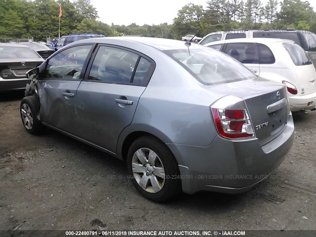 3N1AB61E98L678873 - 2008 NISSAN SENTRA 2.0/2.0S/2.0SL GRAY photo 3