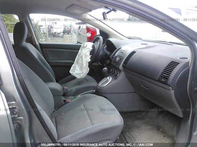 3N1AB61E98L678873 - 2008 NISSAN SENTRA 2.0/2.0S/2.0SL GRAY photo 5