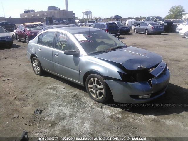 1G8AL52F53Z182816 - 2003 SATURN ION LEVEL 3 Light Blue photo 1