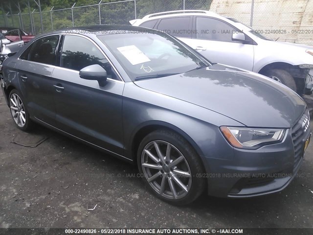 WAUEFGFF7F1049270 - 2015 AUDI A3 PREMIUM PLUS GRAY photo 1