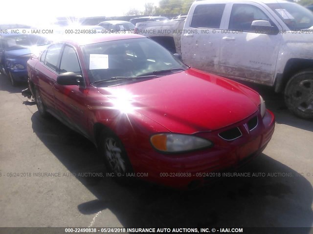 1G2NF52T31M537419 - 2001 PONTIAC GRAND AM SE1 RED photo 1